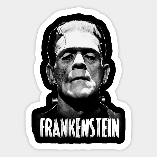 Frankenstein Logo - Frankenstein - Sticker | TeePublic