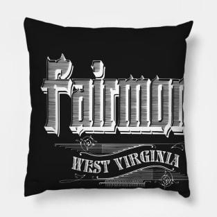Vintage Fairmont, WV Pillow