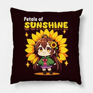 petals of sunshine Pillow