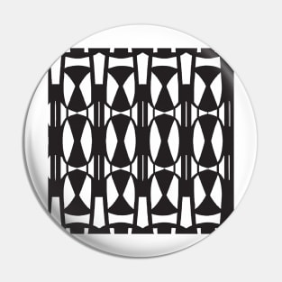 Monochrome Mosaic Pin