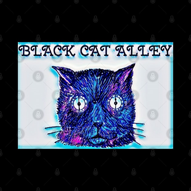 Black Cat Alley (Vintage Design) by Black Cat Alley