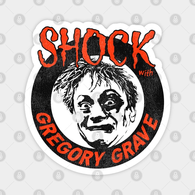 Shock with Gregory Grave Magnet by darklordpug