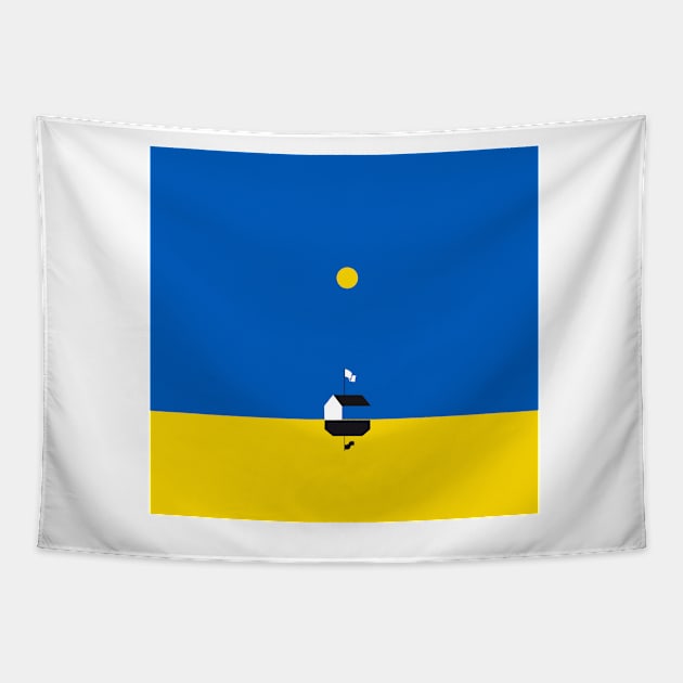 Ukraine Tapestry by lounesartdessin