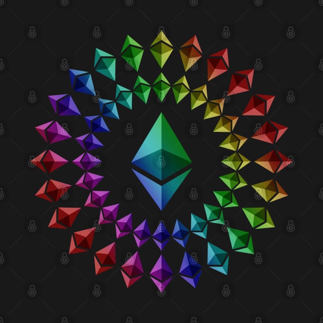 Ethereum – Circle Big Logo – Rainbow by felixbunny