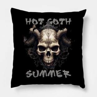 Hot Goth Summer Pillow