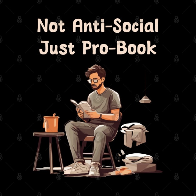 Not Anti-social, Just Pro Book by Patterns-Hub