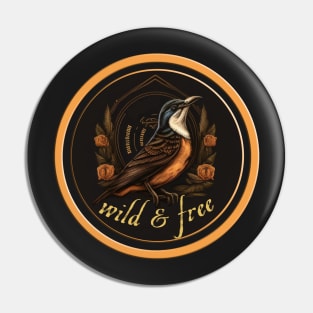 Wild & Free Bird Design Gift Ideas Pin