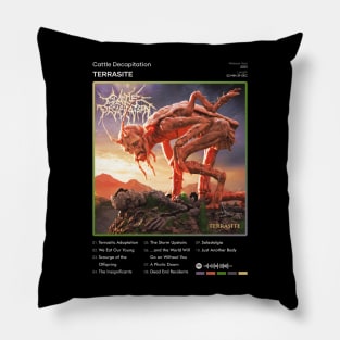 Cattle Decapitation - Terrasite Tracklist Album Pillow