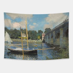 The Bridge at Argenteuil by Claude Monet Tapestry