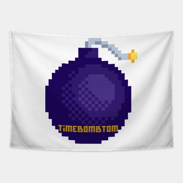 TimeBombTom Purple Bomb Tapestry by TimeBombTom