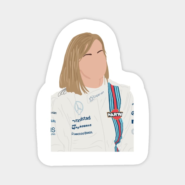 Susie Wolff for Williams Racing Magnet by royaldutchness