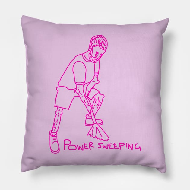 Pink Power Sweeping Pillow by HFGJewels