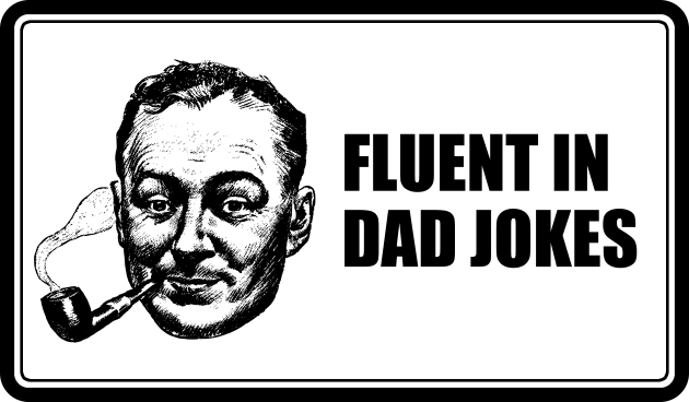 Fluent in Dad Jokes Kids T-Shirt by GloopTrekker