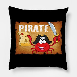 crab pirate Pillow