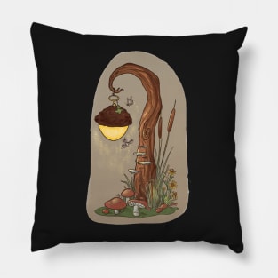 Autumn lantern Pillow