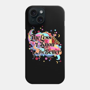 The Less I Know the Better by Tame Impala Phone Case