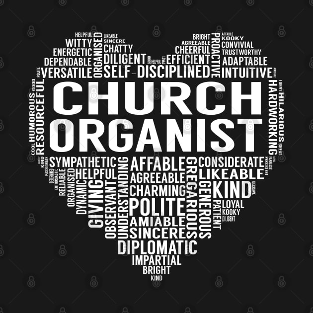 Church Organist Heart by LotusTee