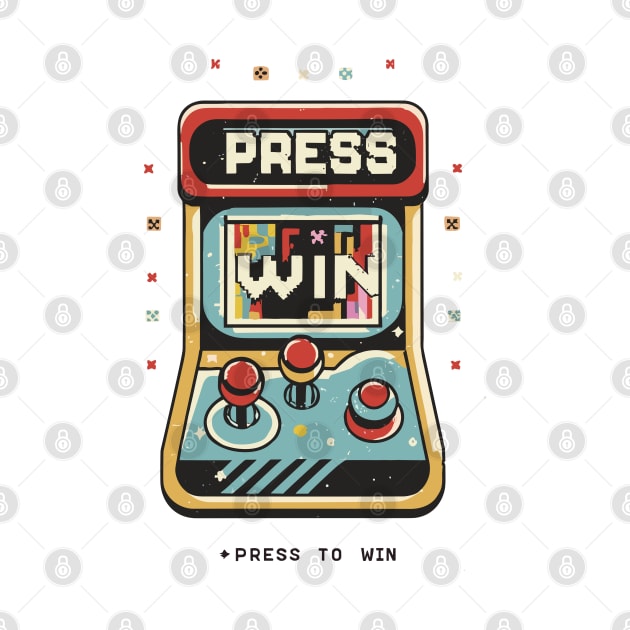 Press To win Funny humorous Gaming by XYDstore