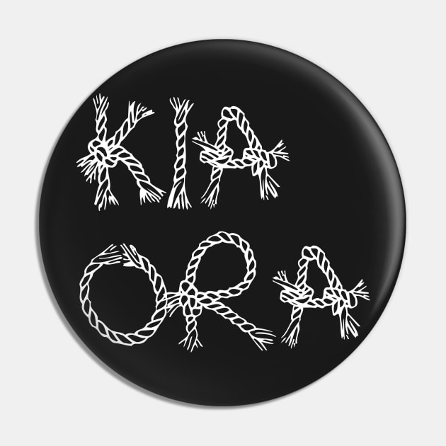 Aotearoa Kia Ora Pin by FaelynArt