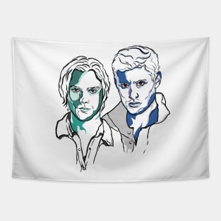 Supernatural. Sam and Dean Winchester. Tapestry