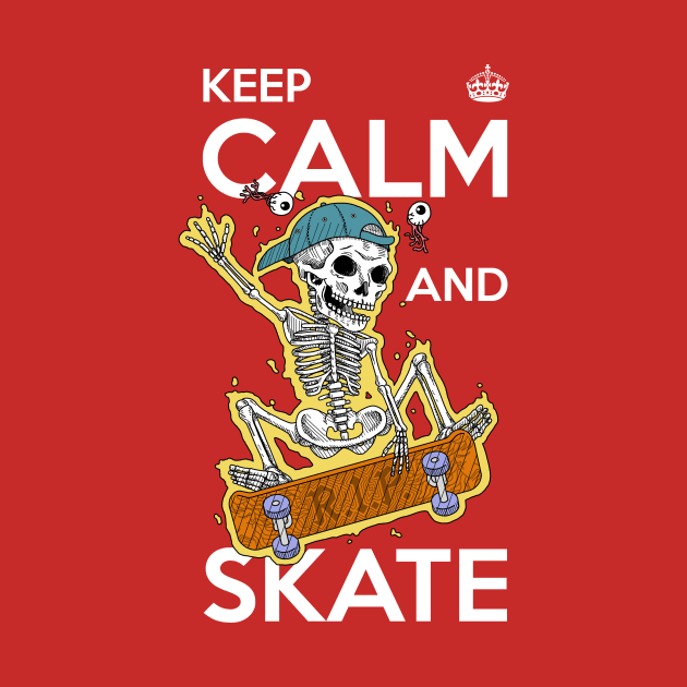 Keep Calm and Skate by Oizaaa