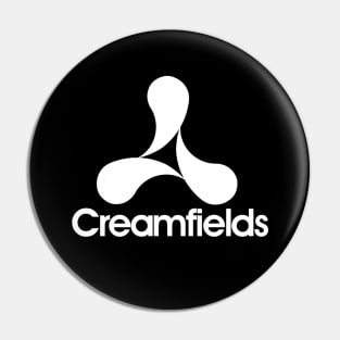 Creamfields - electronic dance music 90s collector white edition Pin