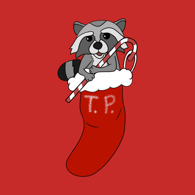 Trash Panda Christmas Stocking (no glow) by Smagnaferous