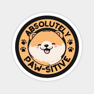 Stay Pawsitive Sticker , cute dog sticker Magnet