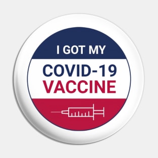 vaccinated Pin