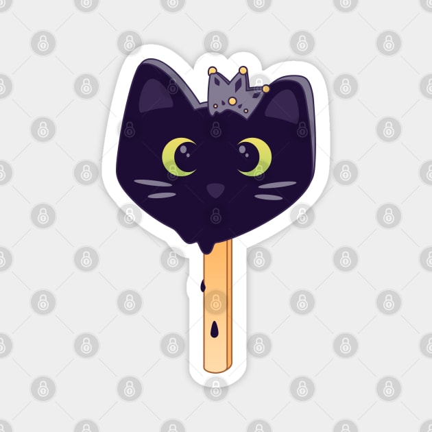 Melty Princess Cat Ice Cream Bar Magnet by fyreriot