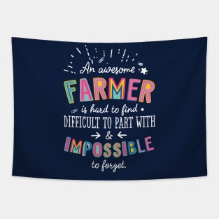 An awesome Farmer Gift Idea - Impossible to Forget Quote Tapestry