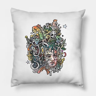 Johann Sebastian Bach (is a Big Wig!) Pillow