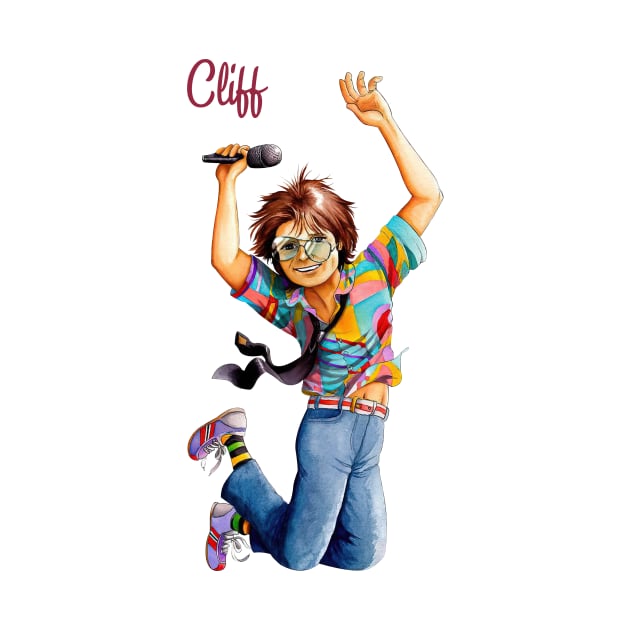 Cliff Caricature Cliff Richard funny by asheribtllo