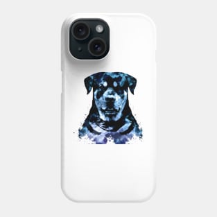 Rottweiler Stencil Police Dog Design Phone Case