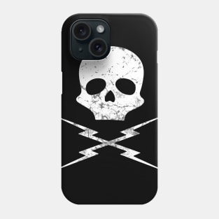 Death Proof Skull and Lightning Bolts Phone Case