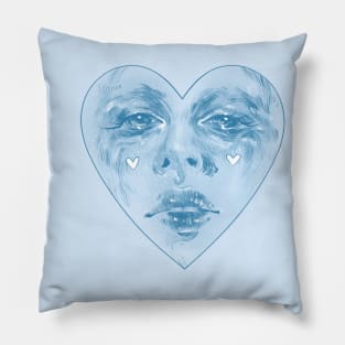 heart face Pillow