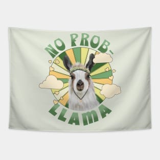 No Prob Llama Boho Llama Tapestry