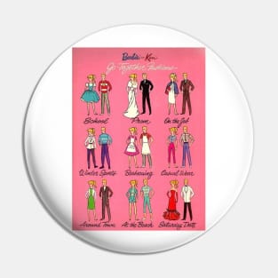 Barbie and Ken Pin