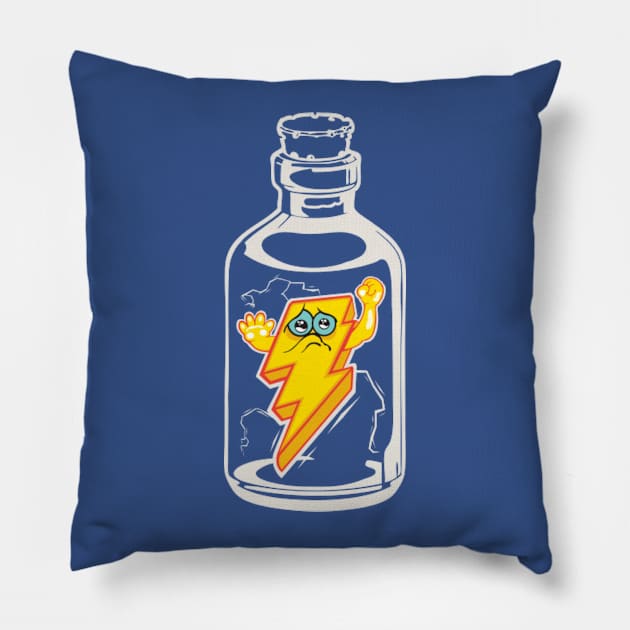 Lightning in a Bottle Pillow by nellytrey