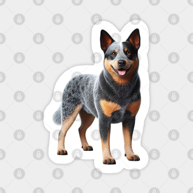 Australian Cattle Dog Magnet by millersye