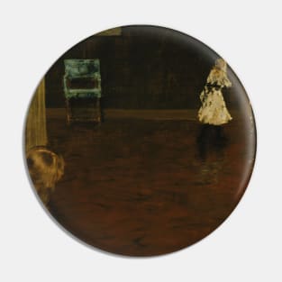 Hide and Seek by William Merritt Chase Pin