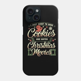 Cookie man and Christmas movie Phone Case