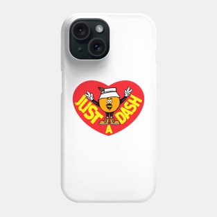 Matty Chef Canada Matheson Logo Orange Just A Dash Heart Phone Case