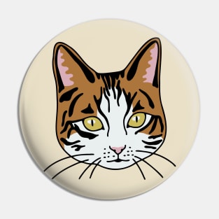 Cute Cat Face Pin