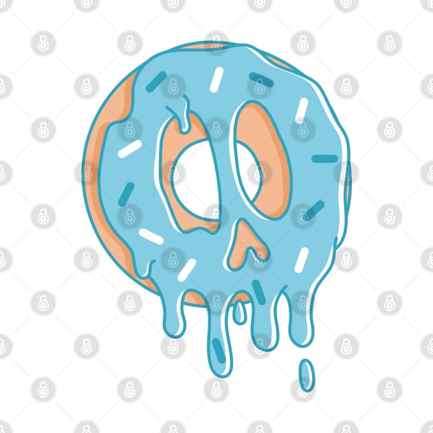 Dripping Donut Skull (Mint) by rarpoint