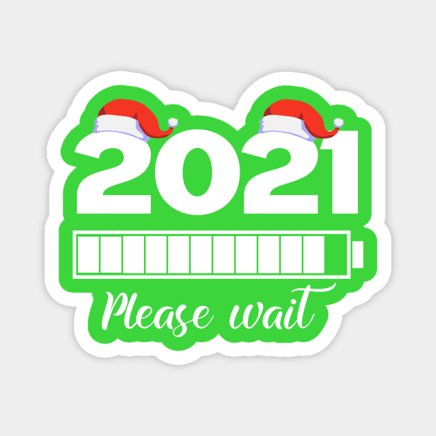 2021 Loading Please Wait New Year Magnet by The store of civilizations