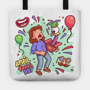 April Fools Funny Surprise Tote