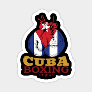 For Boxers Cuban Flag I Love Cuba Boxing Gloves Magnet