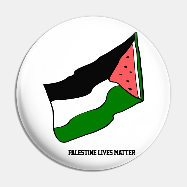 Palestine Lives Matter Pin by Simbada Darurat