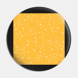 Yellow Constellations Pin